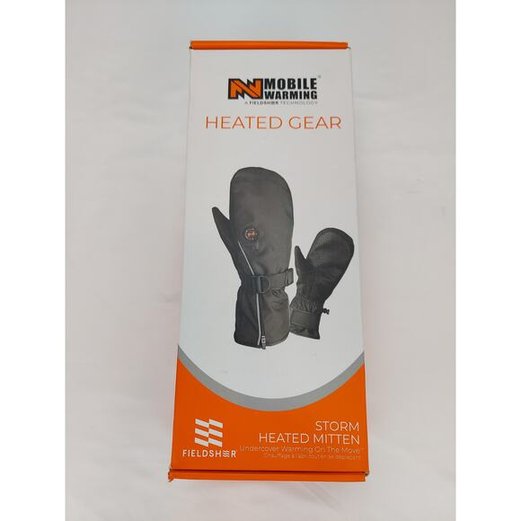Heated Mitten- Fieldsheer Storm Heated Mitten With Battery 7.4v Black Unisex M - Picture 1 of 10